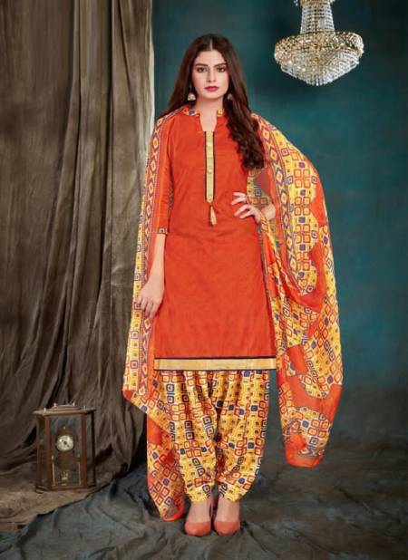 Roli Moli Royal Patiala Casual Daily Wear Printed Cotton Dress Material Collection